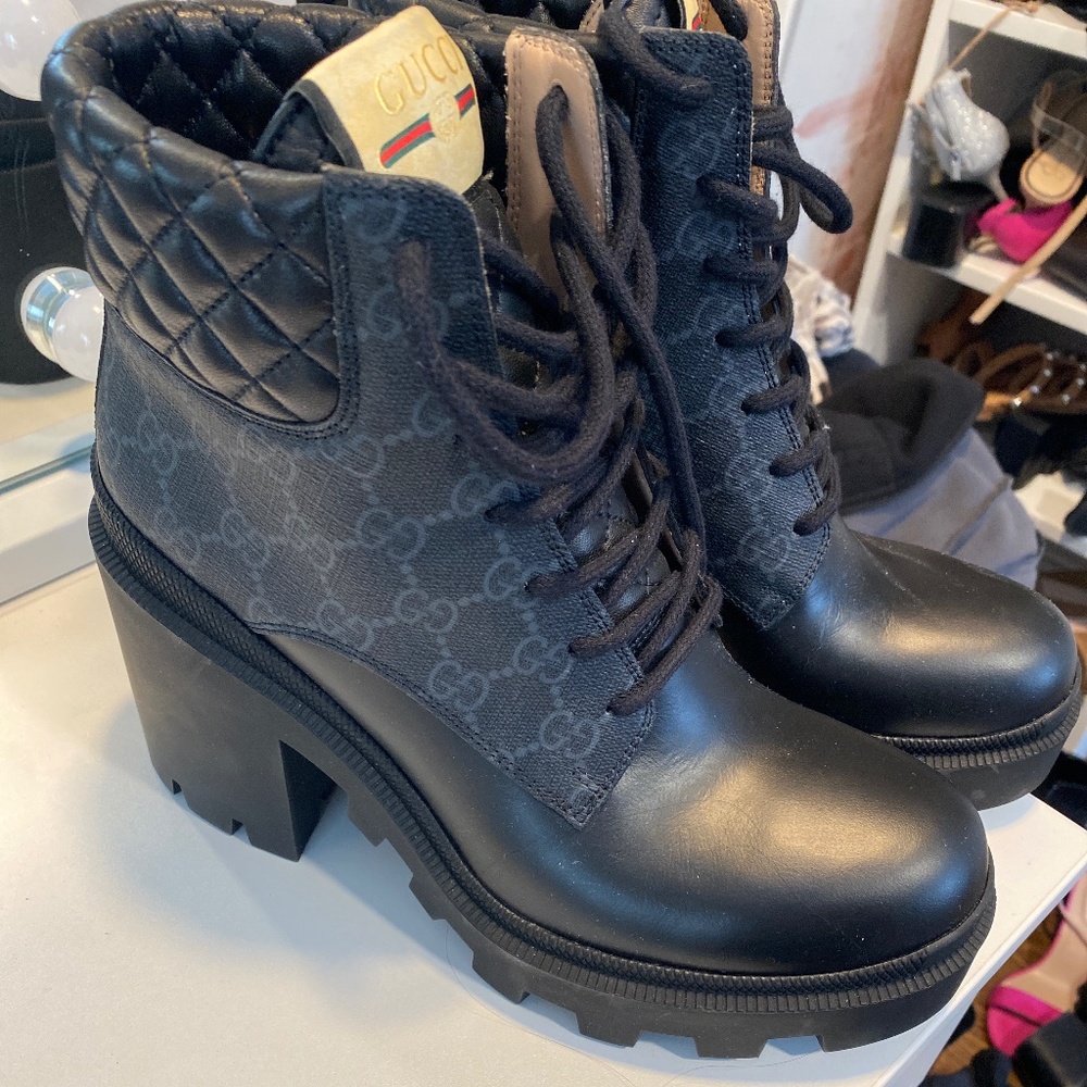 Never work Gucci boots